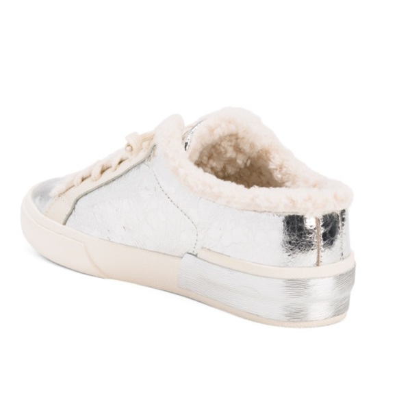 DOLCE VITA Silver Multi Lace Up Sneakers - Picture 2 of 3